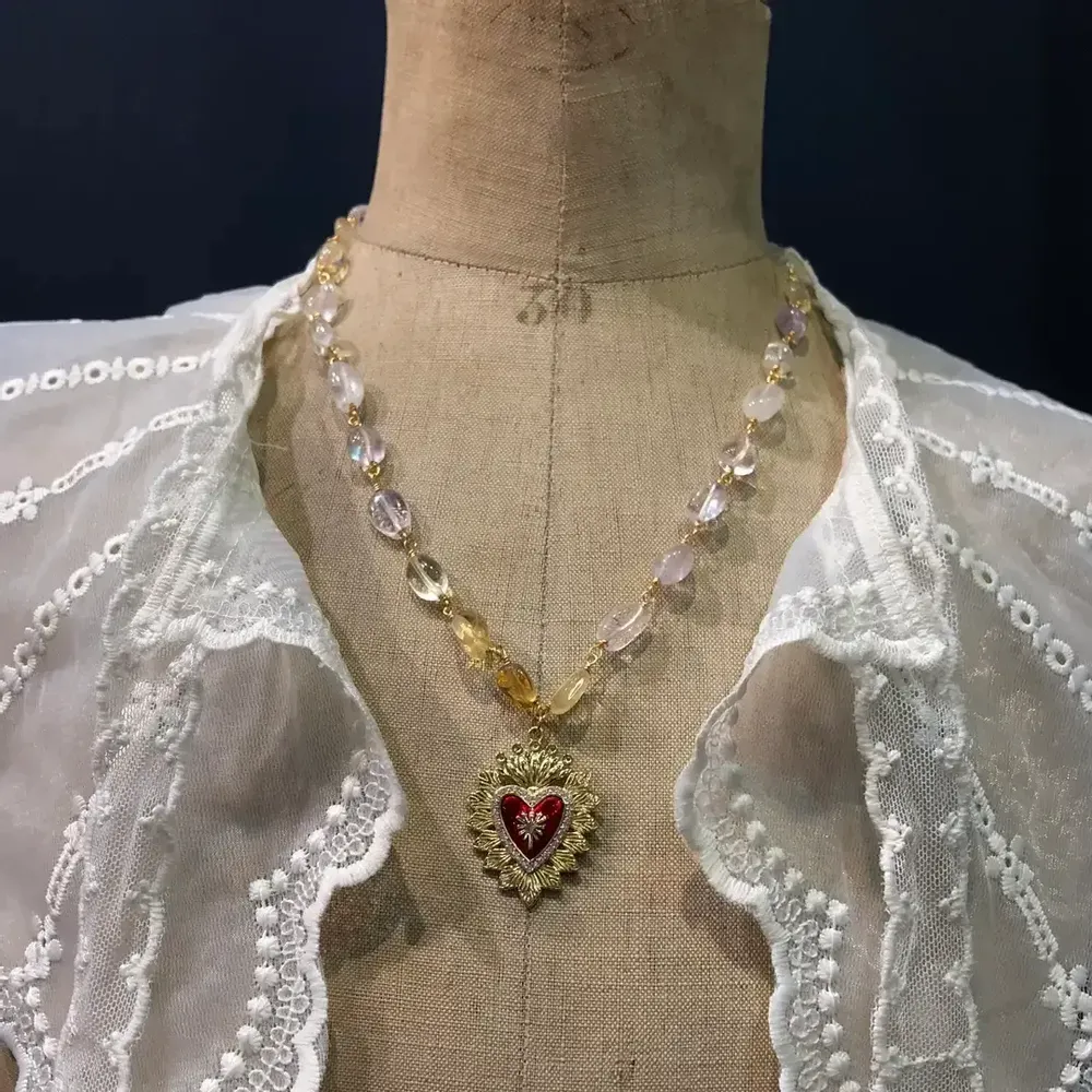 Jewelry - Necklace Tybalt - Fluotite - FASCINATO