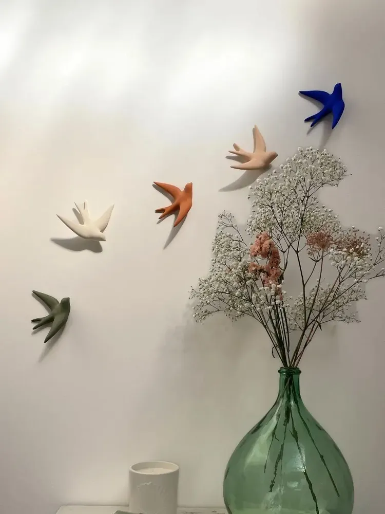 Outdoor decorative accessories - VOLAGE (Swallow) - Timeless - MONOCHROMIC CERAMIC