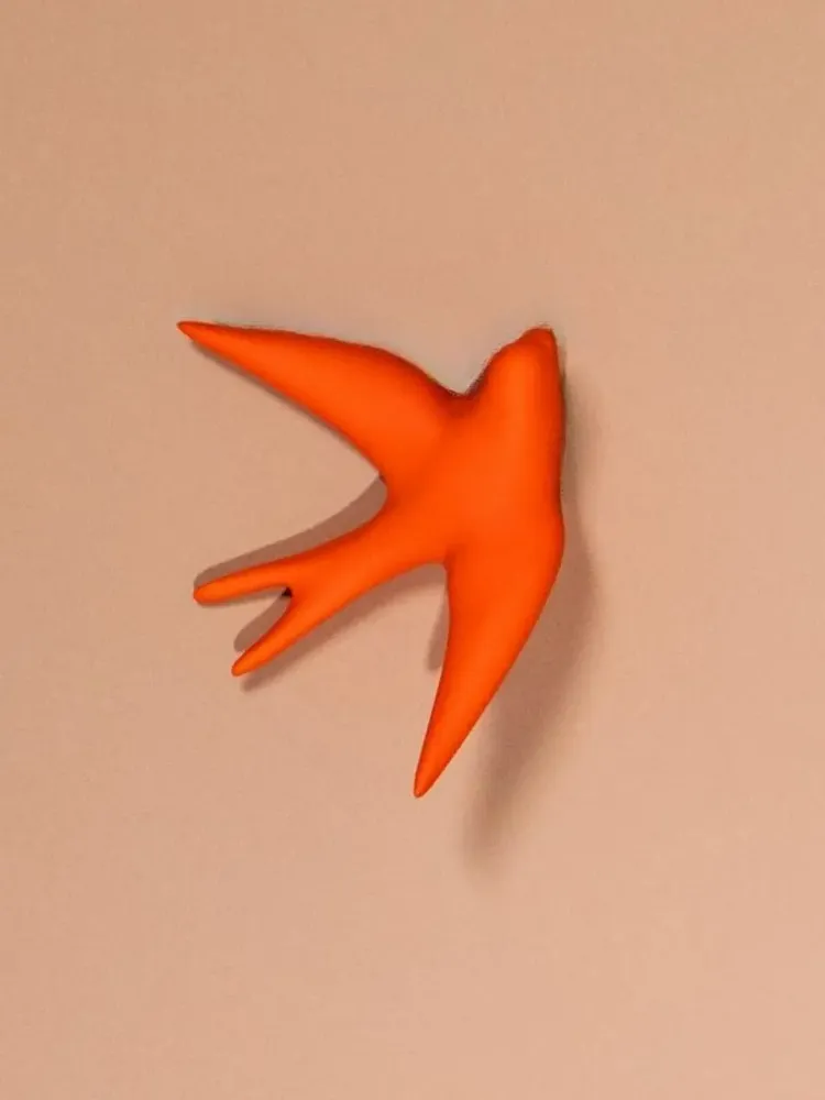 Outdoor decorative accessories - VOLAGE (Swallow) - Ephemerals - MONOCHROMIC CERAMIC