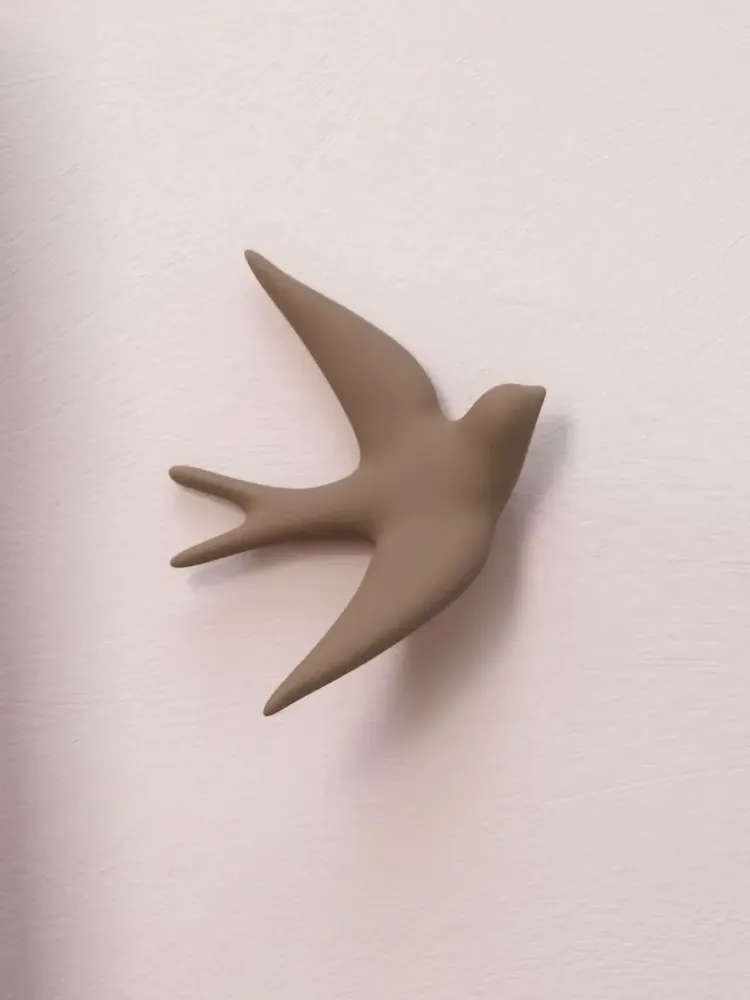 Outdoor decorative accessories - VOLAGE (Swallow) - Ephemerals - MONOCHROMIC CERAMIC