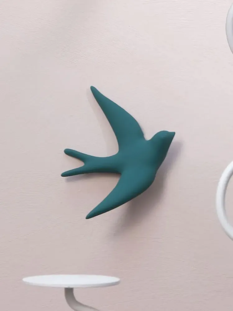 Outdoor decorative accessories - VOLAGE (Swallow) - Ephemerals - MONOCHROMIC CERAMIC