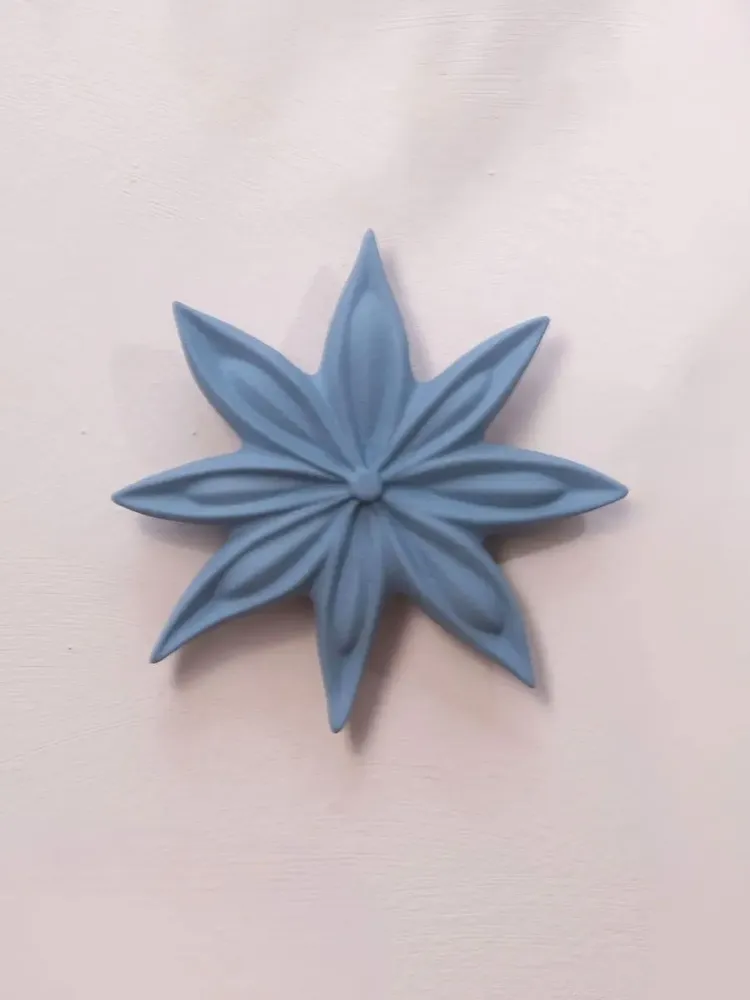 Accessoires de déco extérieure - JANIS (Fleur de badiane) - Ephémère - MONOCHROMIC CERAMIC
