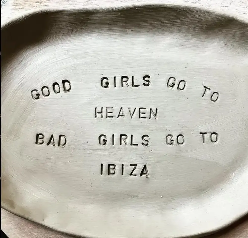 Platter and bowls - TRAY PERSONNALIZED - BIG BAND POTERIE