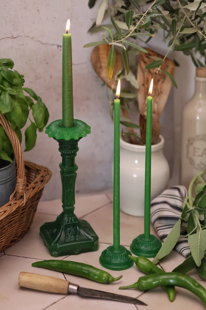Objets de décoration - Coffret de 2 bougeoirs "Fleuriste" - CIERGERIE DES PREMONTRES