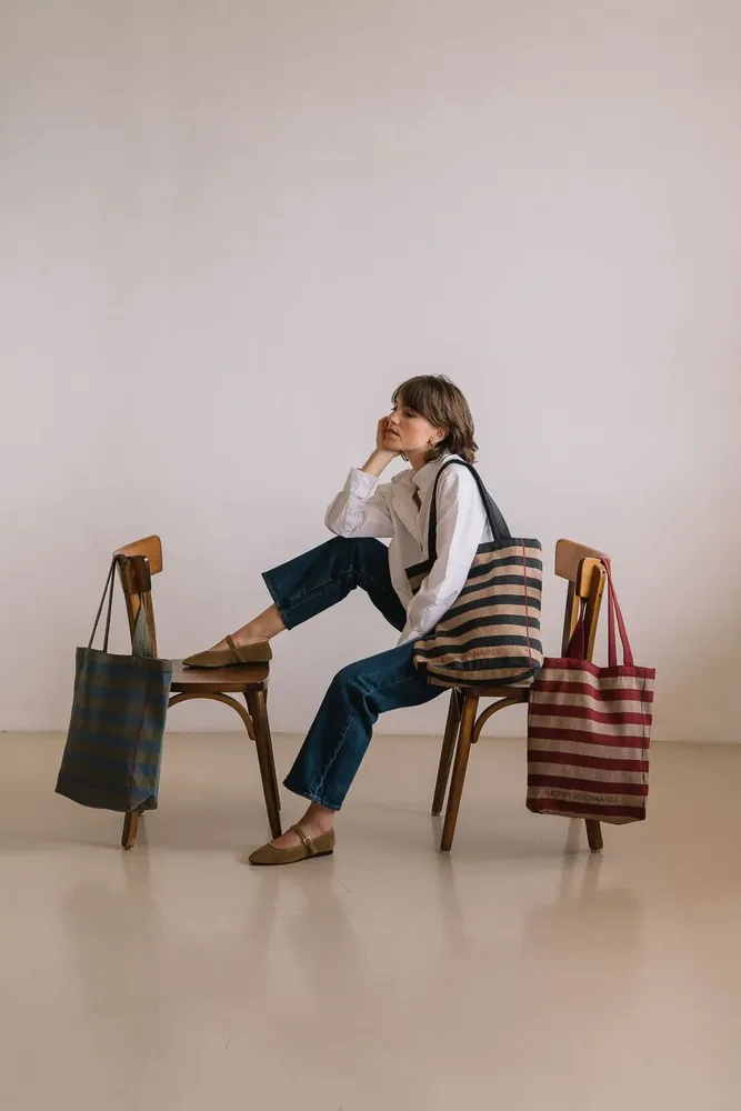 Sacs et cabas - Tote bag rayé - LES PENSIONNAIRES