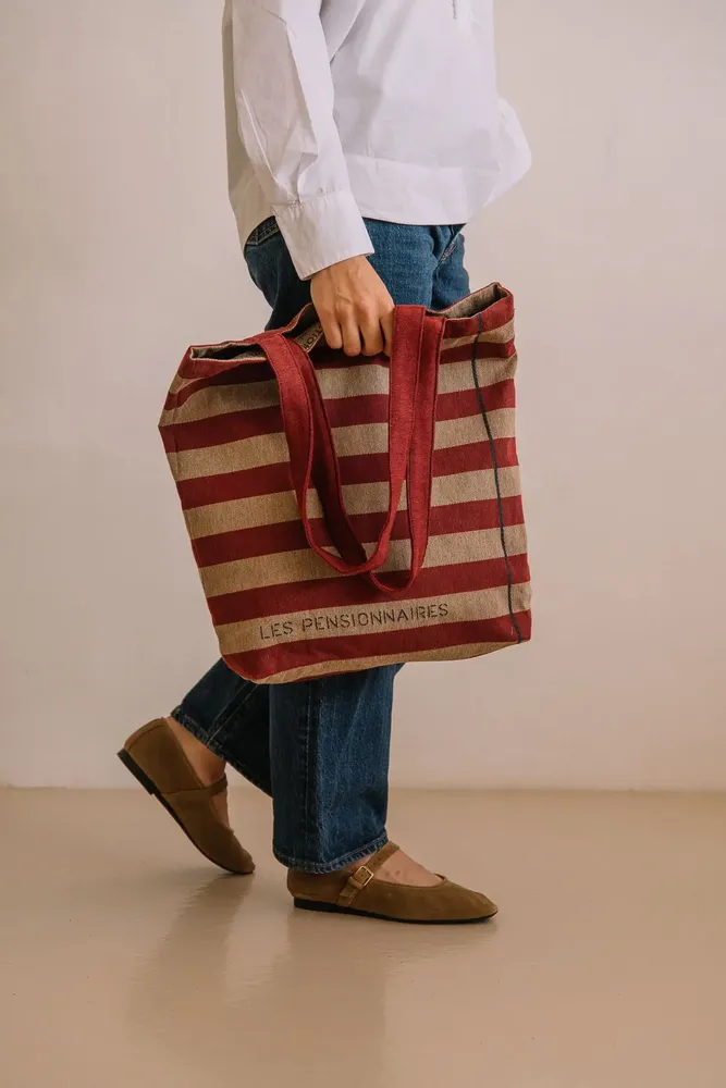 Sacs et cabas - Tote bag rayé - LES PENSIONNAIRES