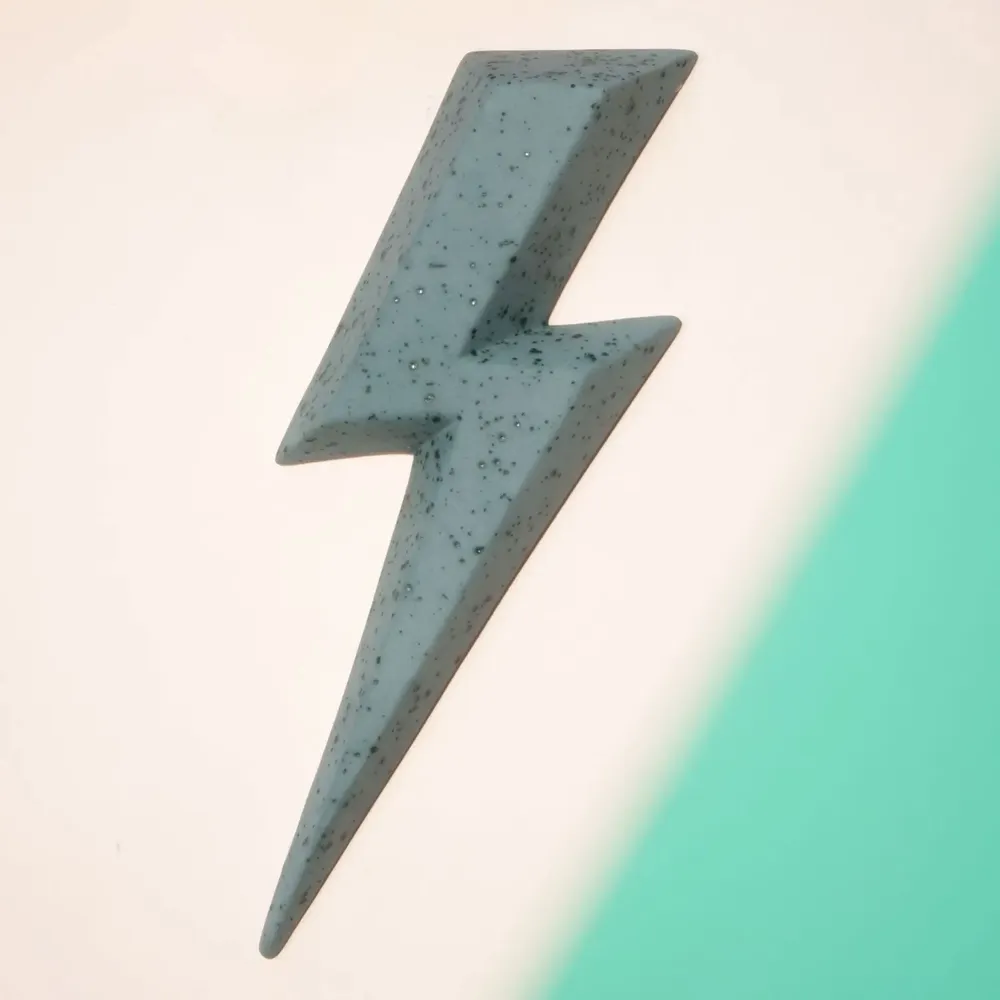 Decorative objects - Ziggy (Lightning) - MONOCHROMIC CERAMIC