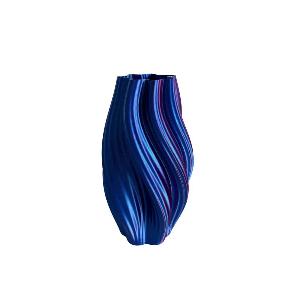 Office design and planning - Vase "Hot Ice Cream" | Multi-color | Pink/Blue - AUURA