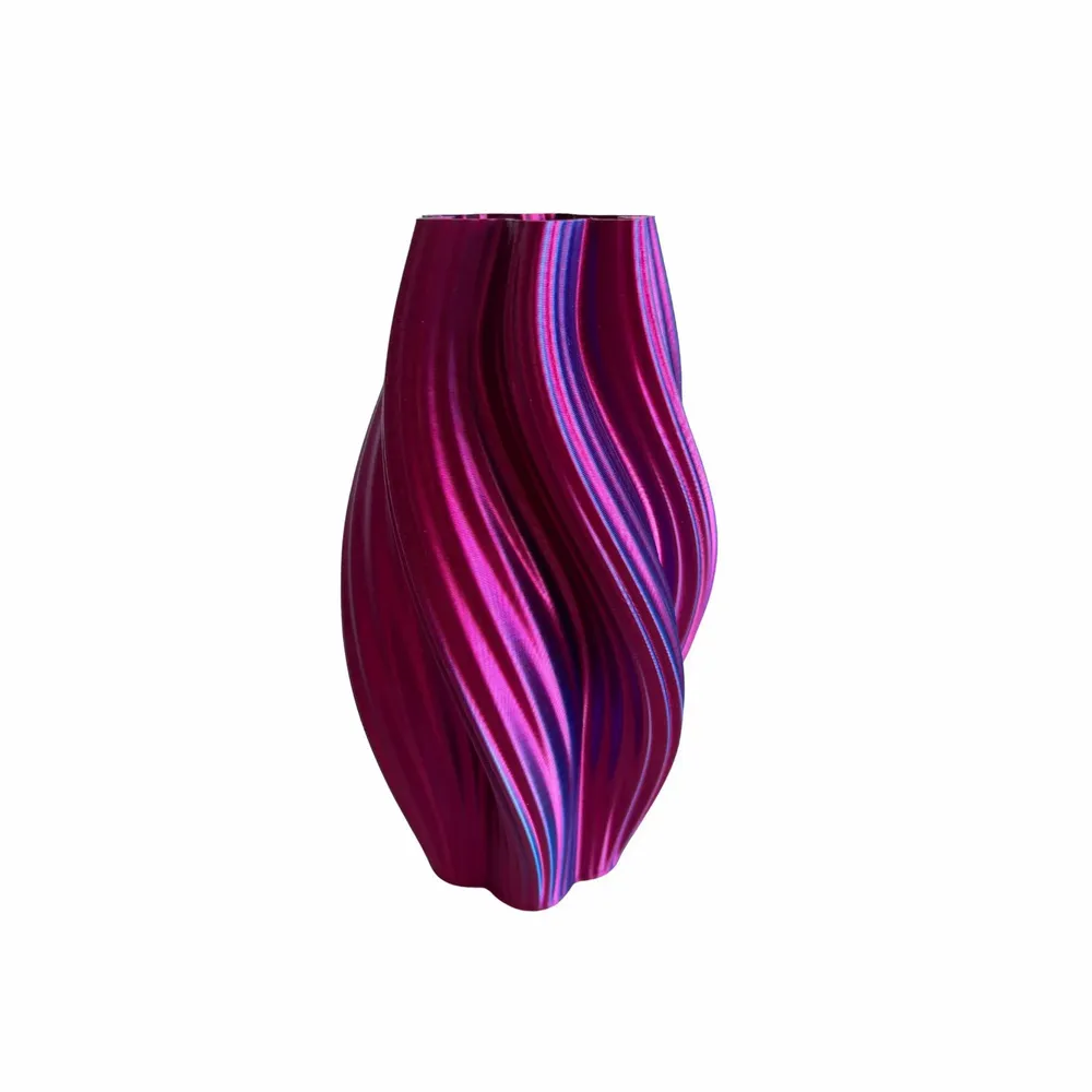 Office design and planning - Vase "Hot Ice Cream" | Multi-color | Pink/Blue - AUURA