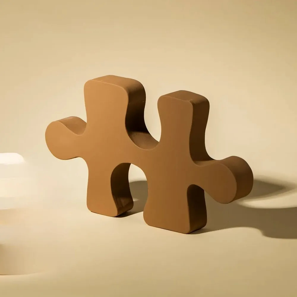 Outdoor decorative accessories - Puzzle - MONOCHROMIC CERAMIC