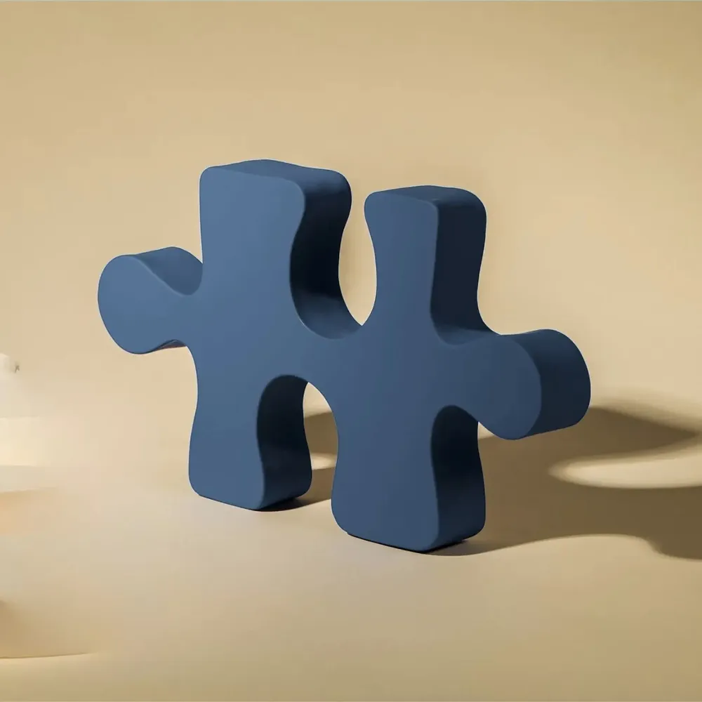 Outdoor decorative accessories - Puzzle - MONOCHROMIC CERAMIC