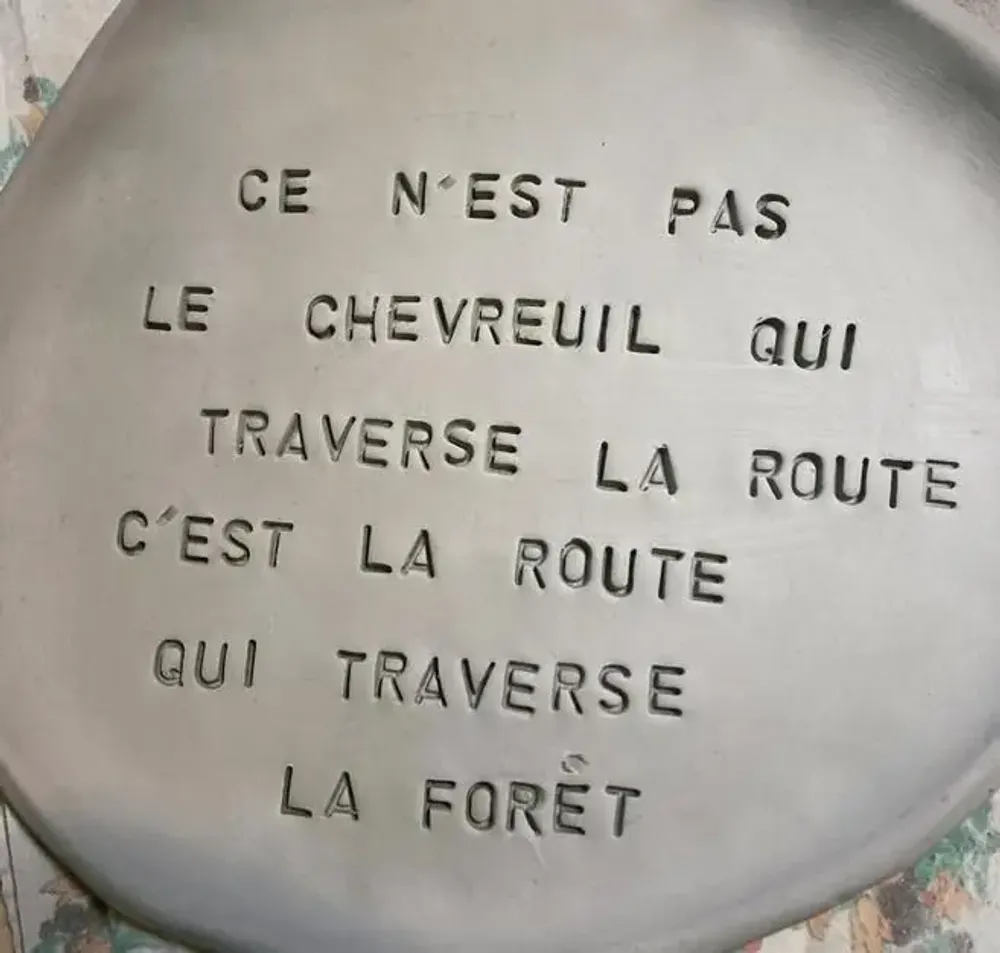 Customizable objects - BIG PLATE PERSONALIZED - BIG BAND POTERIE