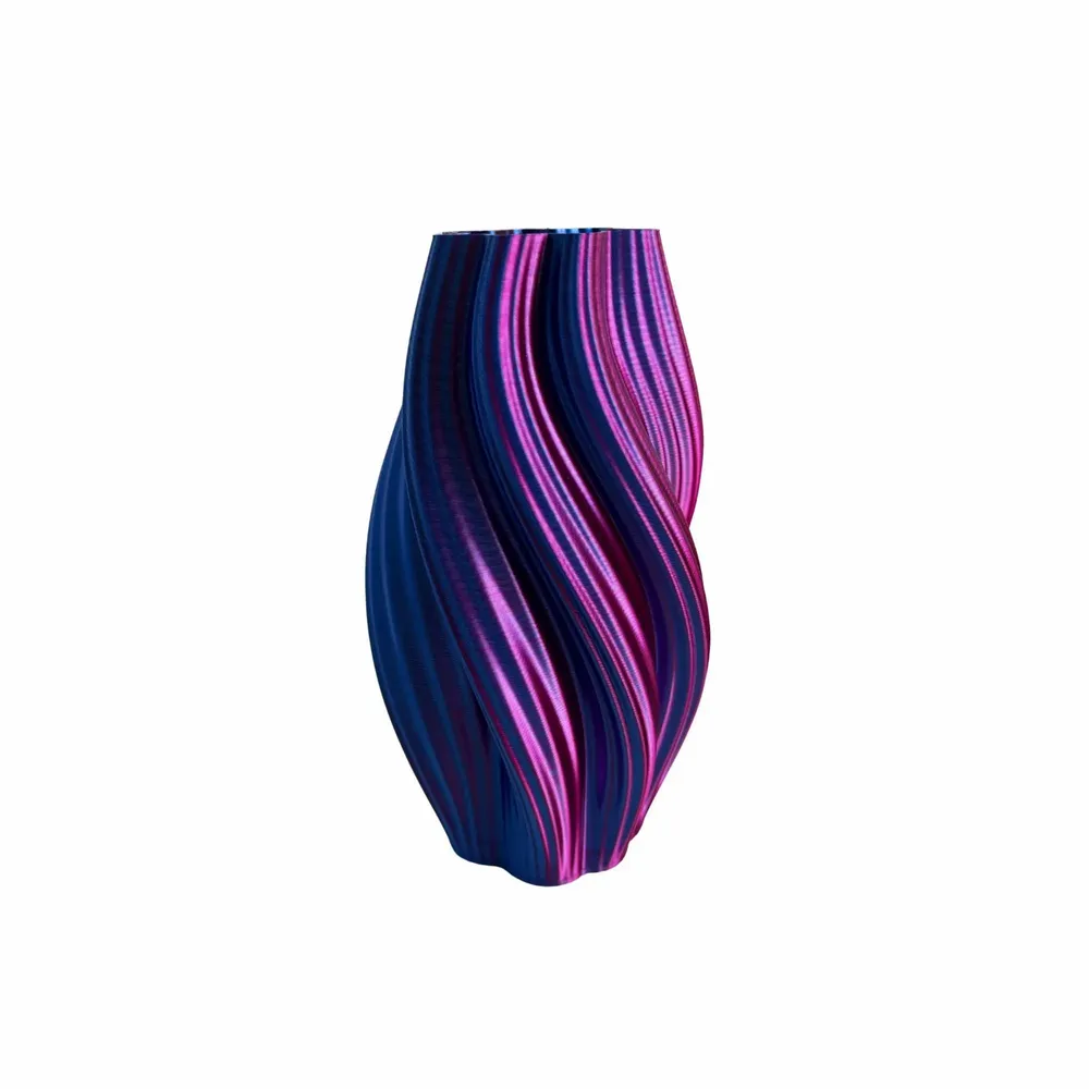 Office design and planning - Vase "Hot Ice Cream" | Multi-color | Pink/Blue - AUURA