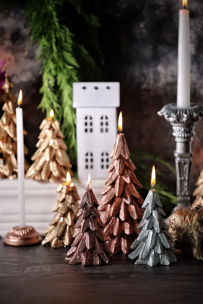 Objets de décoration - Bougie "Sapin" - CIERGERIE DES PREMONTRES
