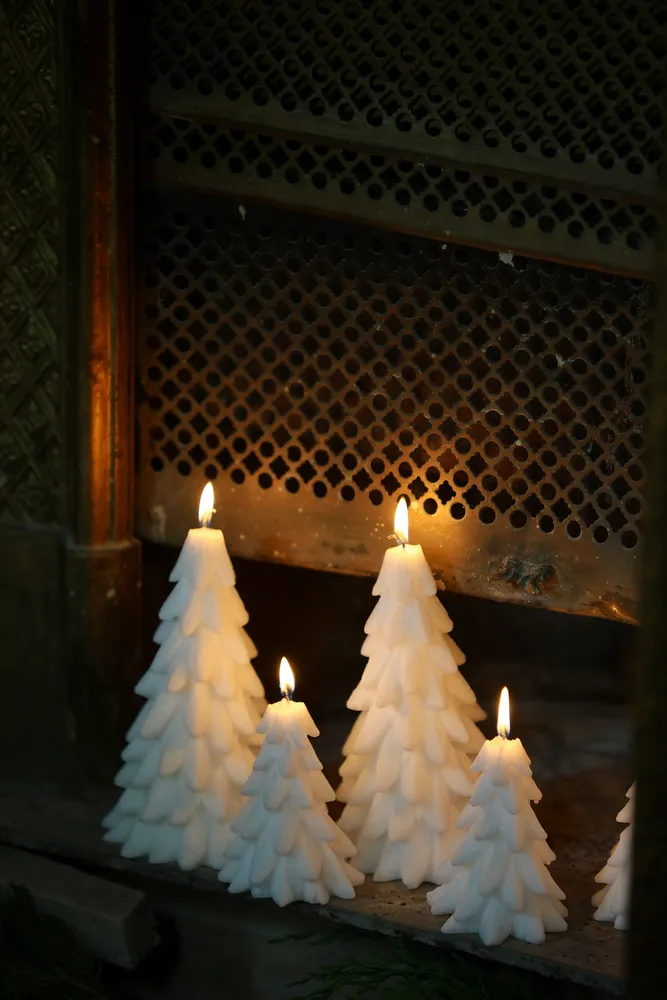Objets de décoration - Bougie "Sapin" - CIERGERIE DES PREMONTRES