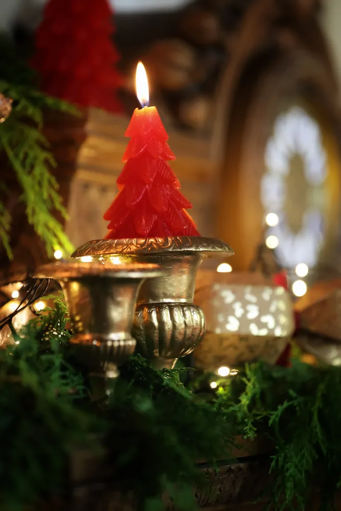 Objets de décoration - Bougie "Sapin" - CIERGERIE DES PREMONTRES