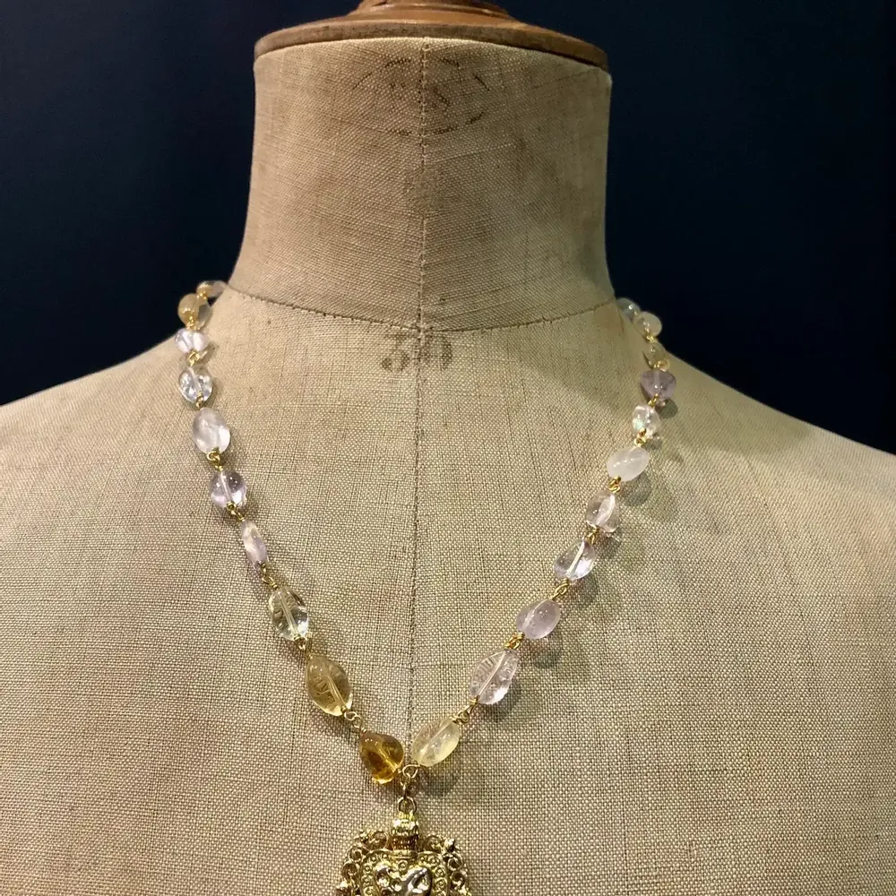 Jewelry - Necklace Verona - Stones - Fluorite - FASCINATO