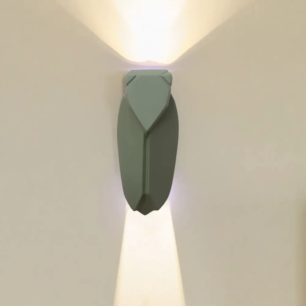 Wall lamps - Muette lumineuse (cicada) - Wall light - MONOCHROMIC CERAMIC
