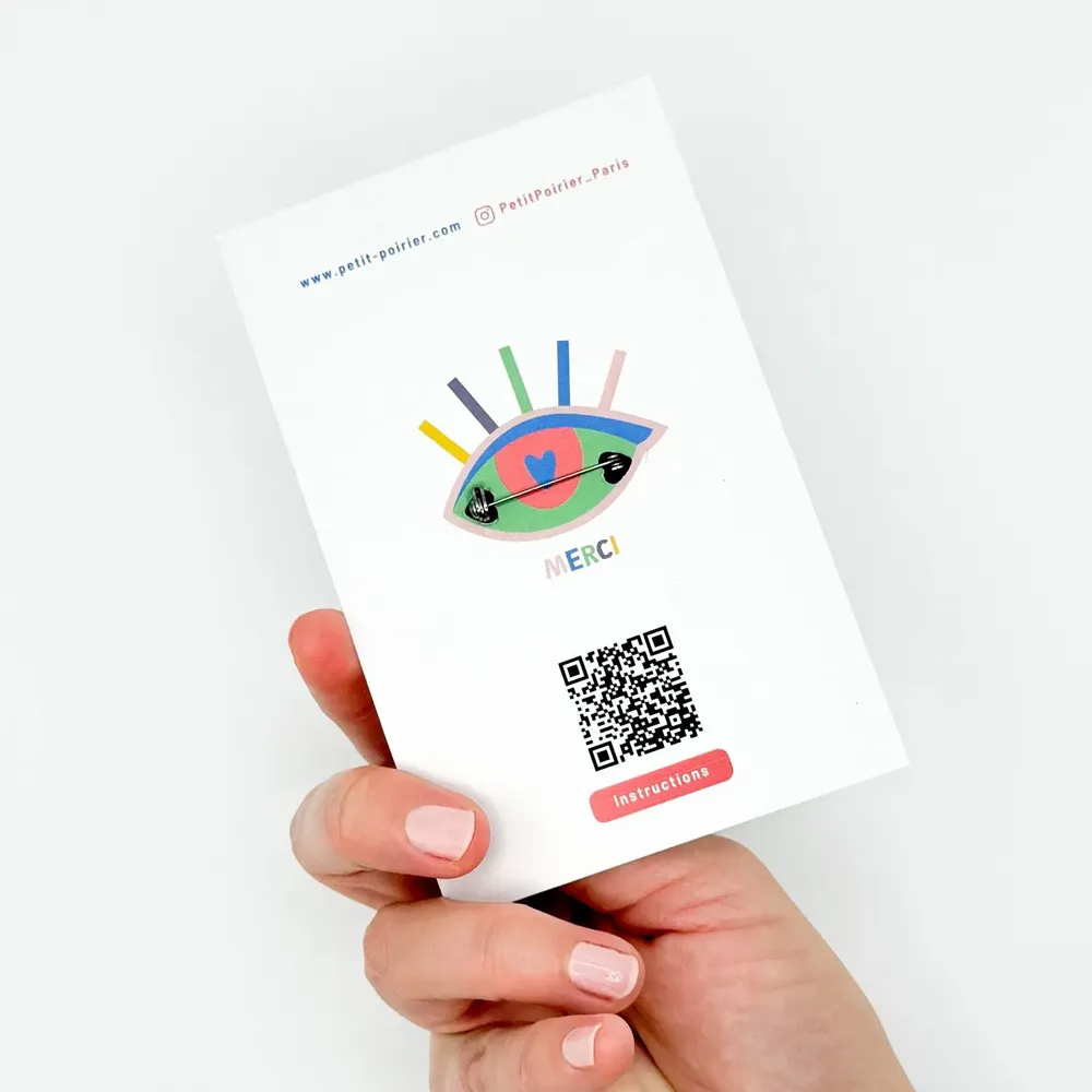 Cadeaux - Broche “King intérieur” – Le pouvoir de rester soi-même - PETIT POIRIER