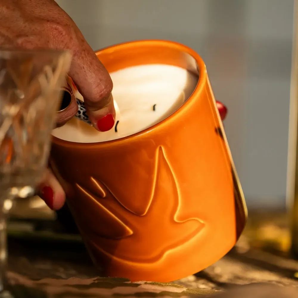 Céramique - BOUGIE D'INTERIEUR - MONOCHROMIC CERAMIC