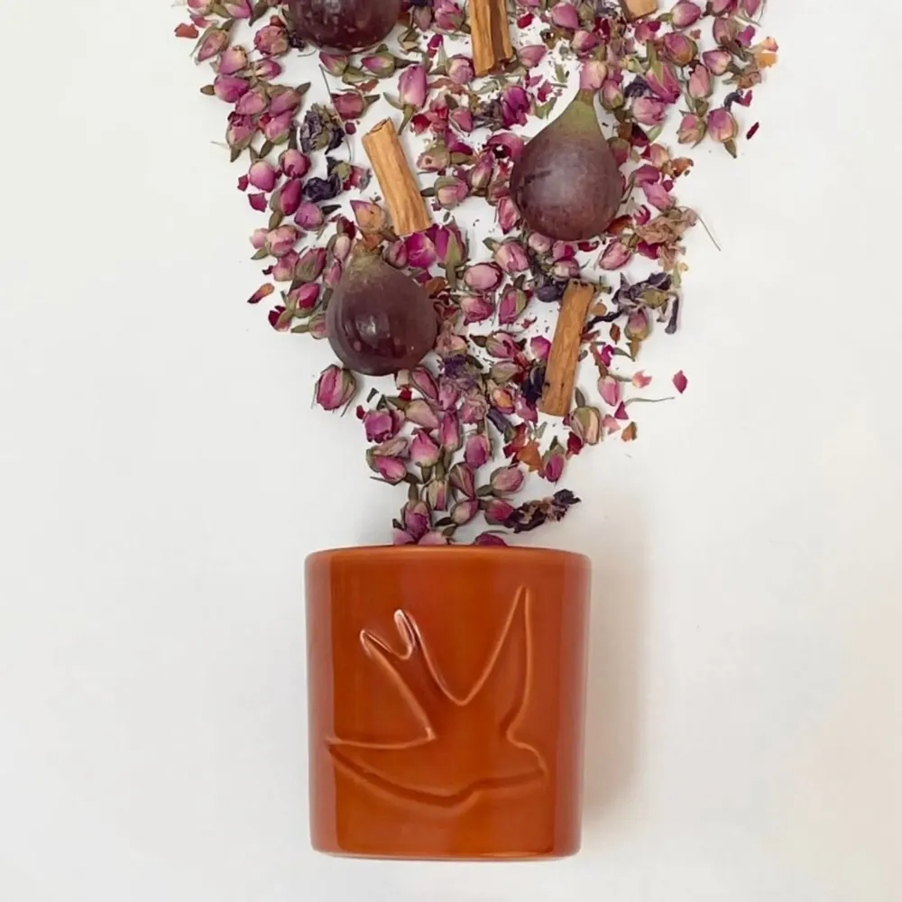 Céramique - BOUGIE D'INTERIEUR - MONOCHROMIC CERAMIC