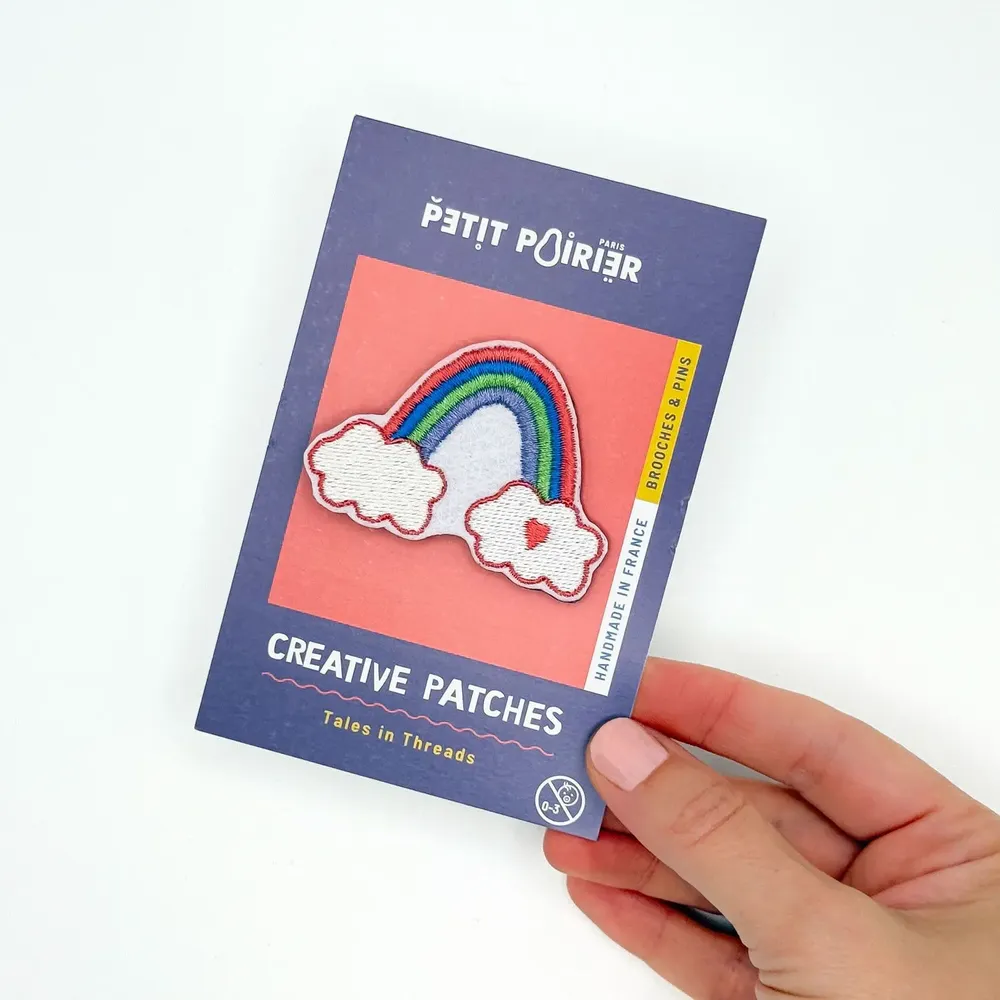 Kids accessories - “Hidden Rainbow” Brooch – For those who move forward in color - PETIT POIRIER