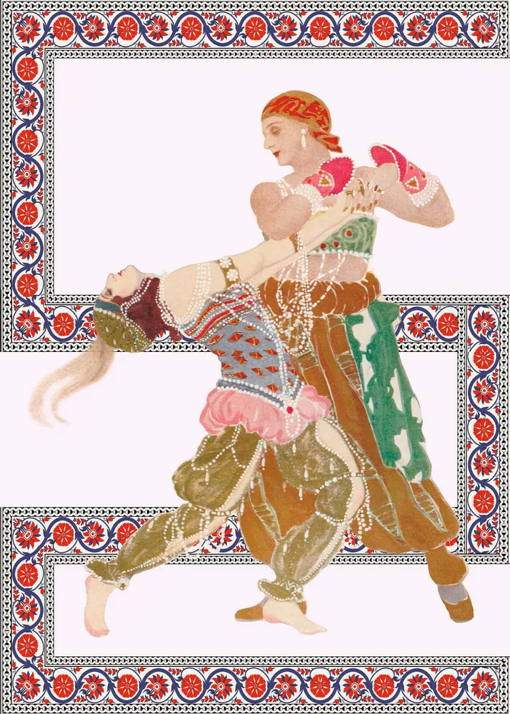 Poster - Scheherazade illustration - PARADISIO IMAGINARIUM