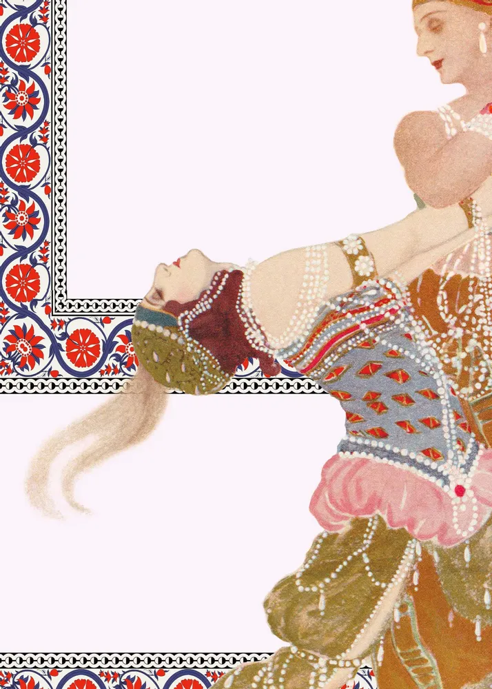 Poster - Scheherazade illustration - PARADISIO IMAGINARIUM