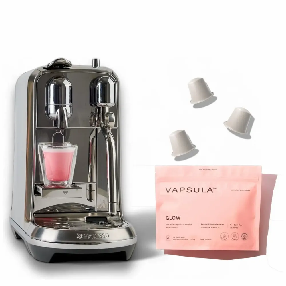 Chambres d'hôtels - GLOW - Capsules vitamines Nespresso compatibles - VAPSULA