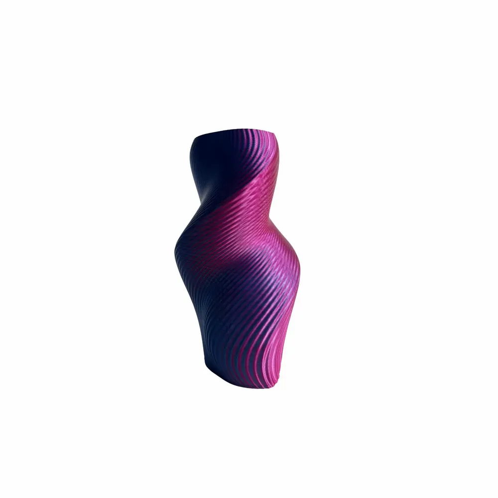 Aménagements pour bureau - Vase « Crème glacée chaude » | Multicolore | Rose/Bleu - AUURA