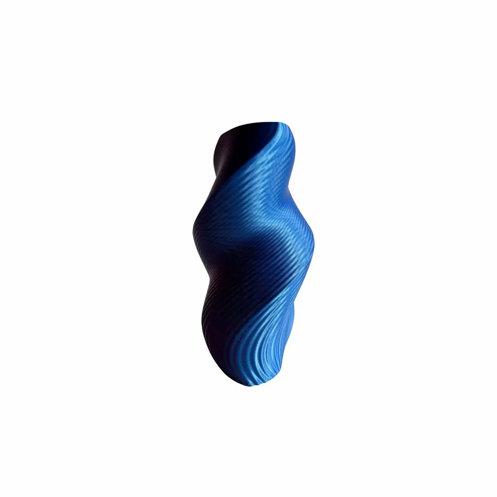 Aménagements pour bureau - Vase « Crème glacée chaude » | Multicolore | Rose/Bleu - AUURA
