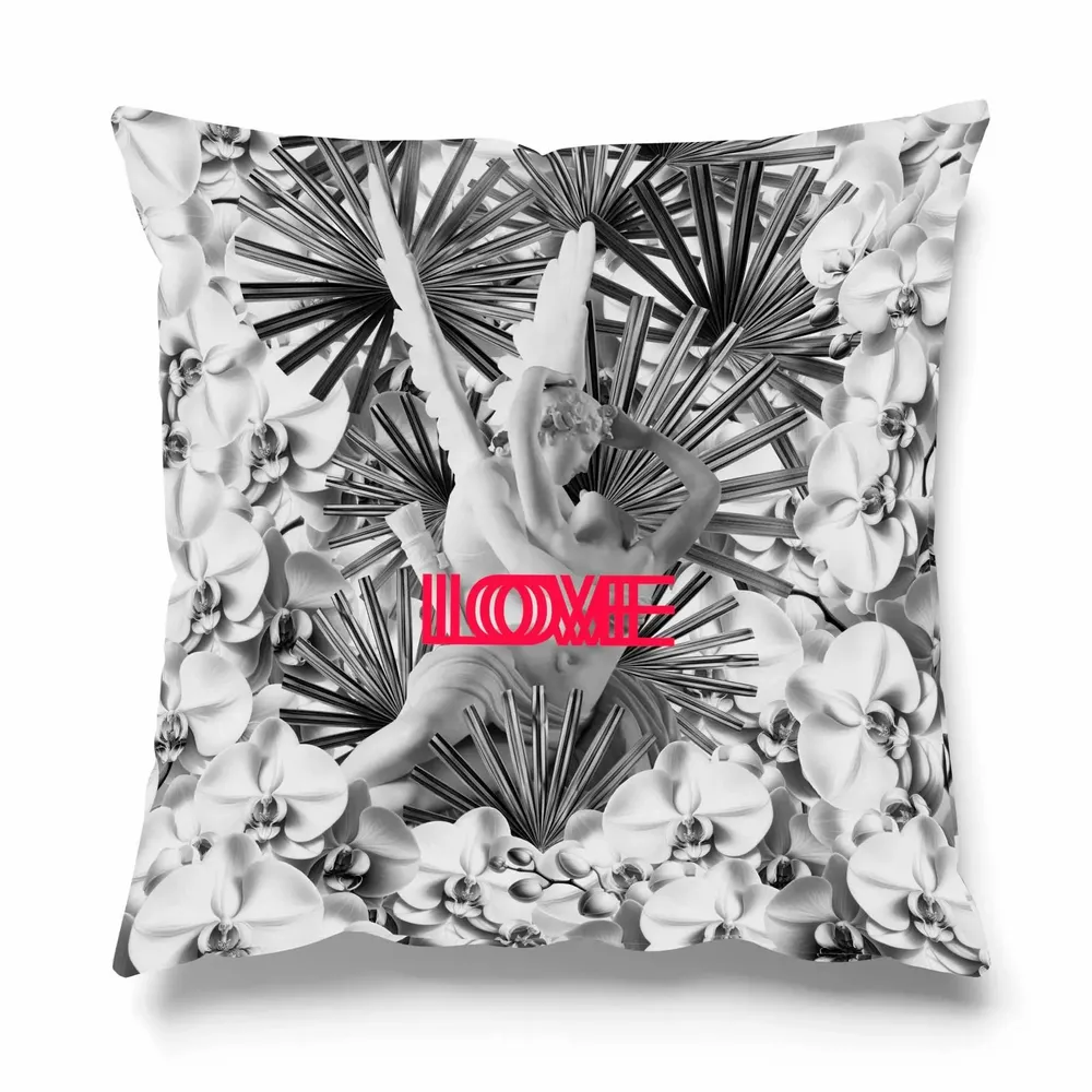 Fabric cushions - DIVINE OBSESSION CUSHION - LOVE BY MILSHTEIN