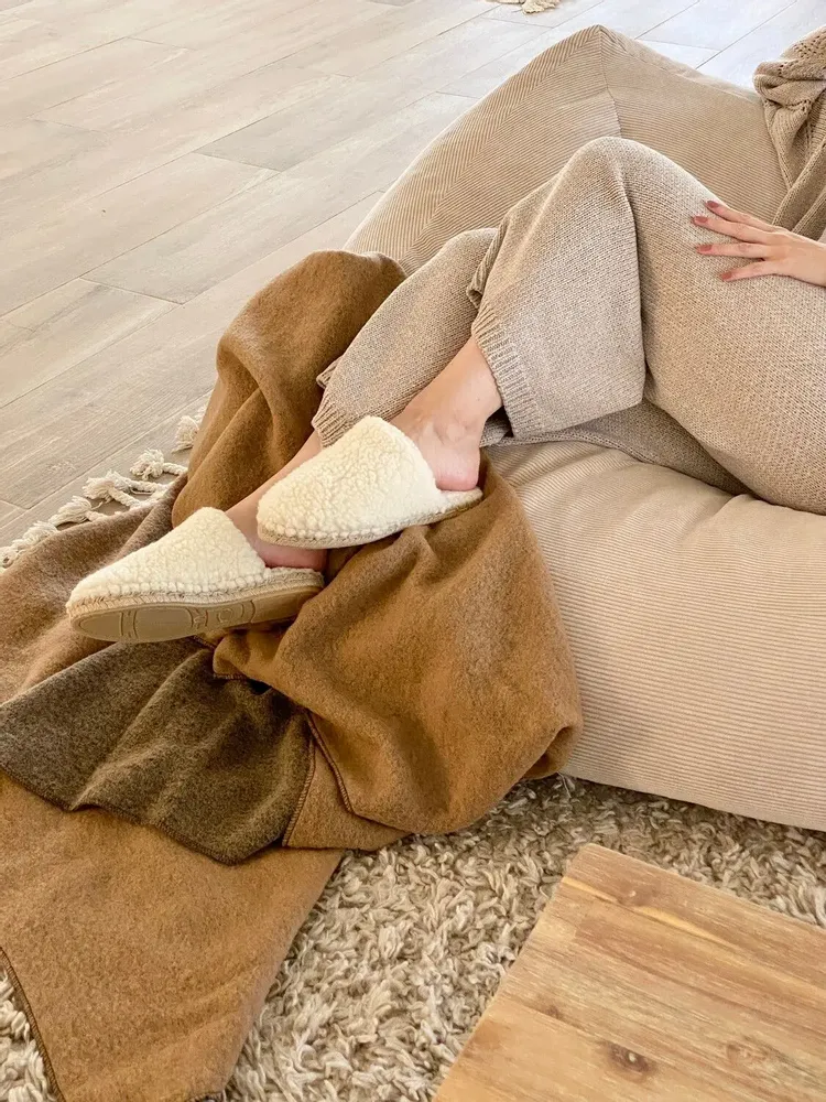 Homewear textile - Pantoufles en laine vierge – Fait main en Espagne - ATELIER COSTÀ