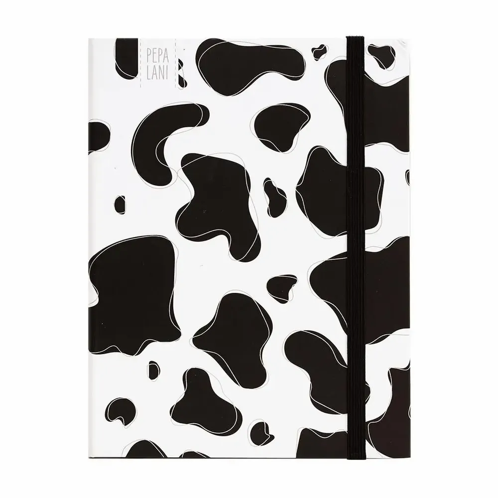 Stationery - Pepa Lani Notebook A5 cow - BACKTOBASIX X KITSCH KITCHEN