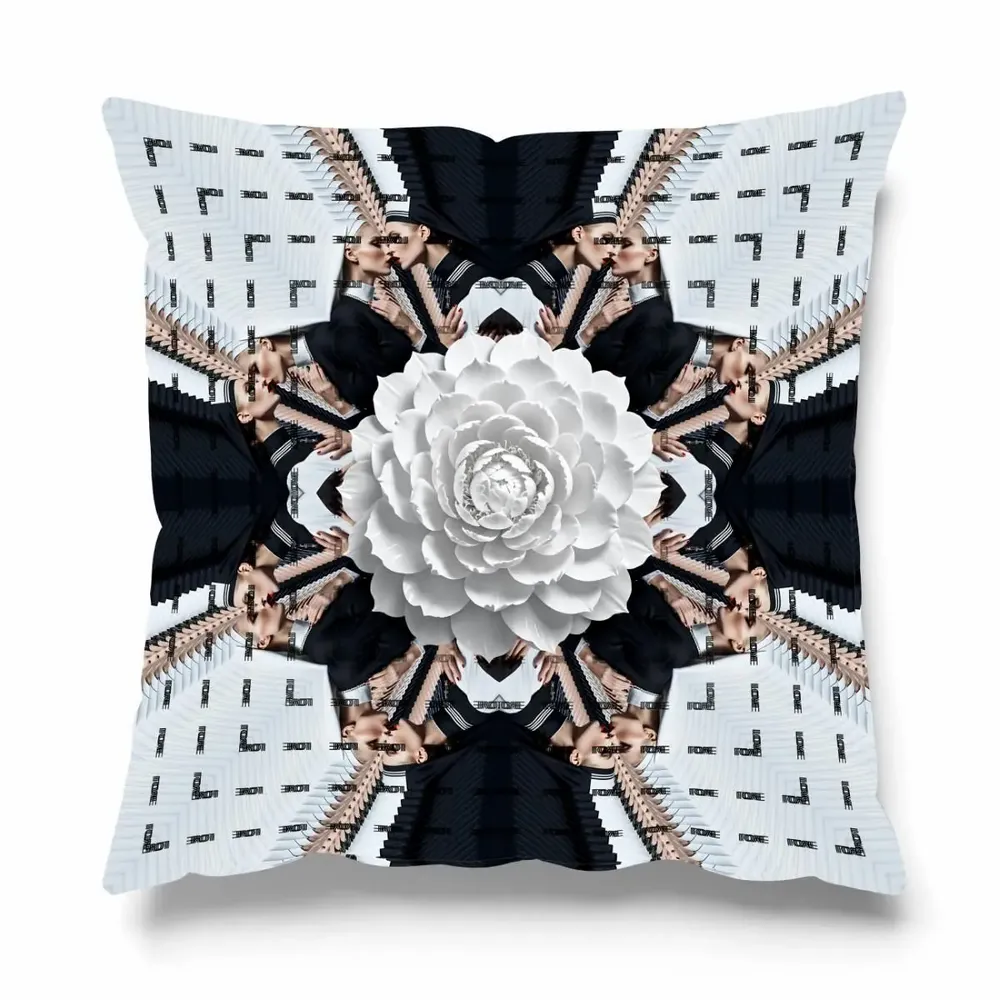 Fabric cushions - SYMMETRY KILLS CUSHION - LOVE BY MILSHTEIN