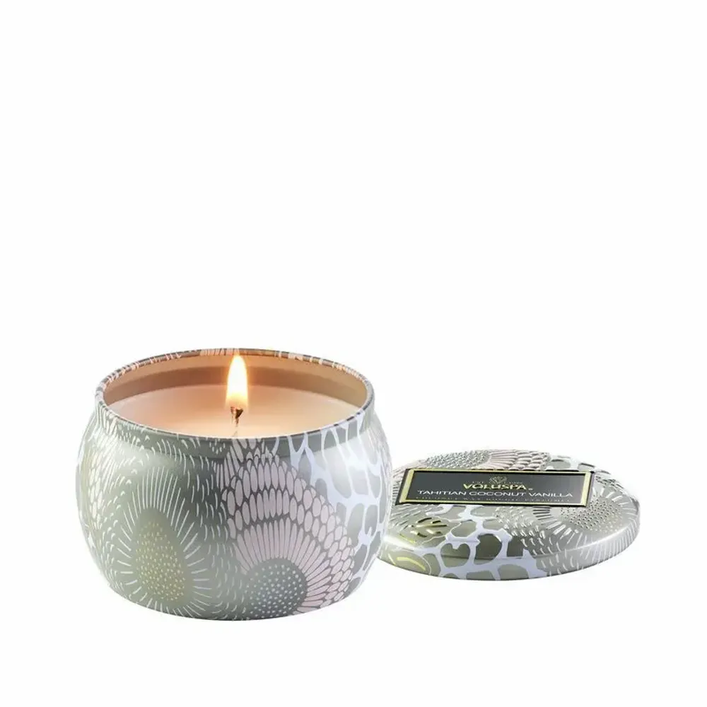 Bougies - Tahitian Coconut Vanilla Mini Tin - VOLUSPA