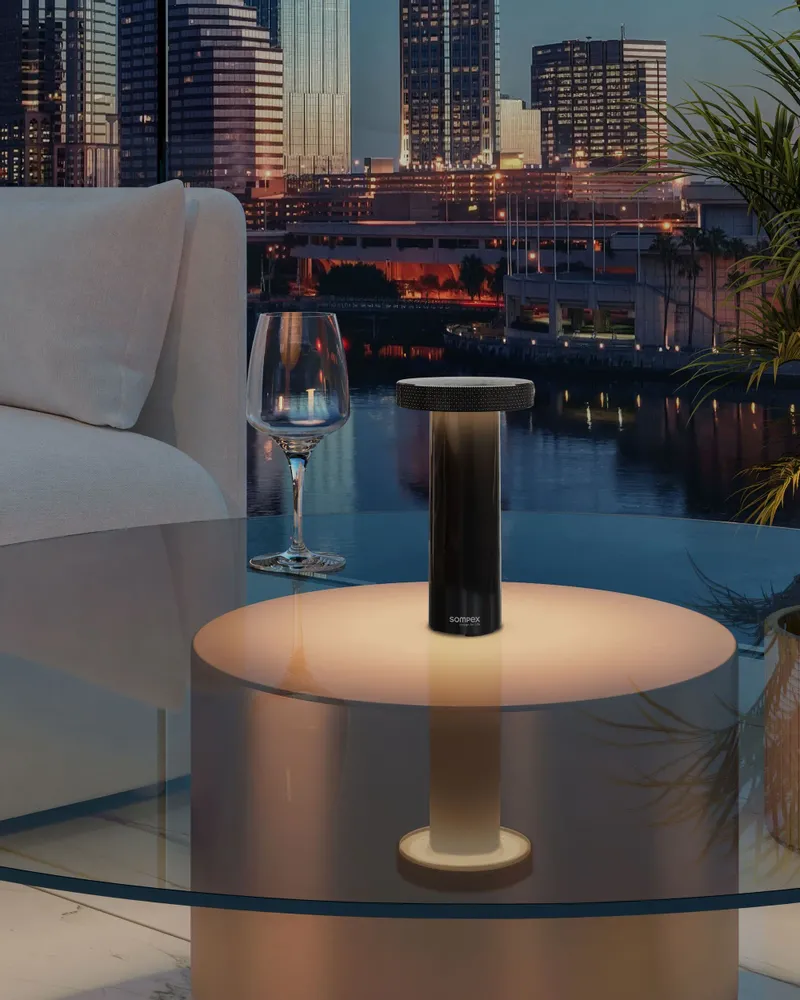 Tables de jardin - VOLUME - Lampe de table à accu - SOMPEX