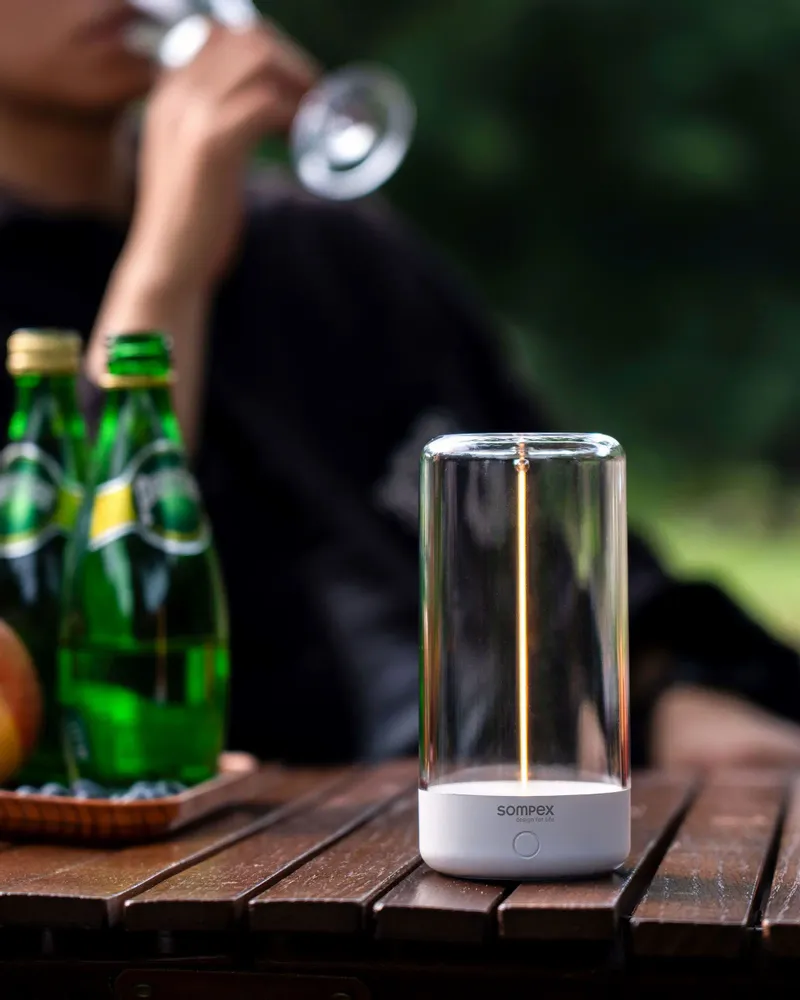 Accessoires de déco extérieure - Lampe de table rechargeable PULSE - SOMPEX