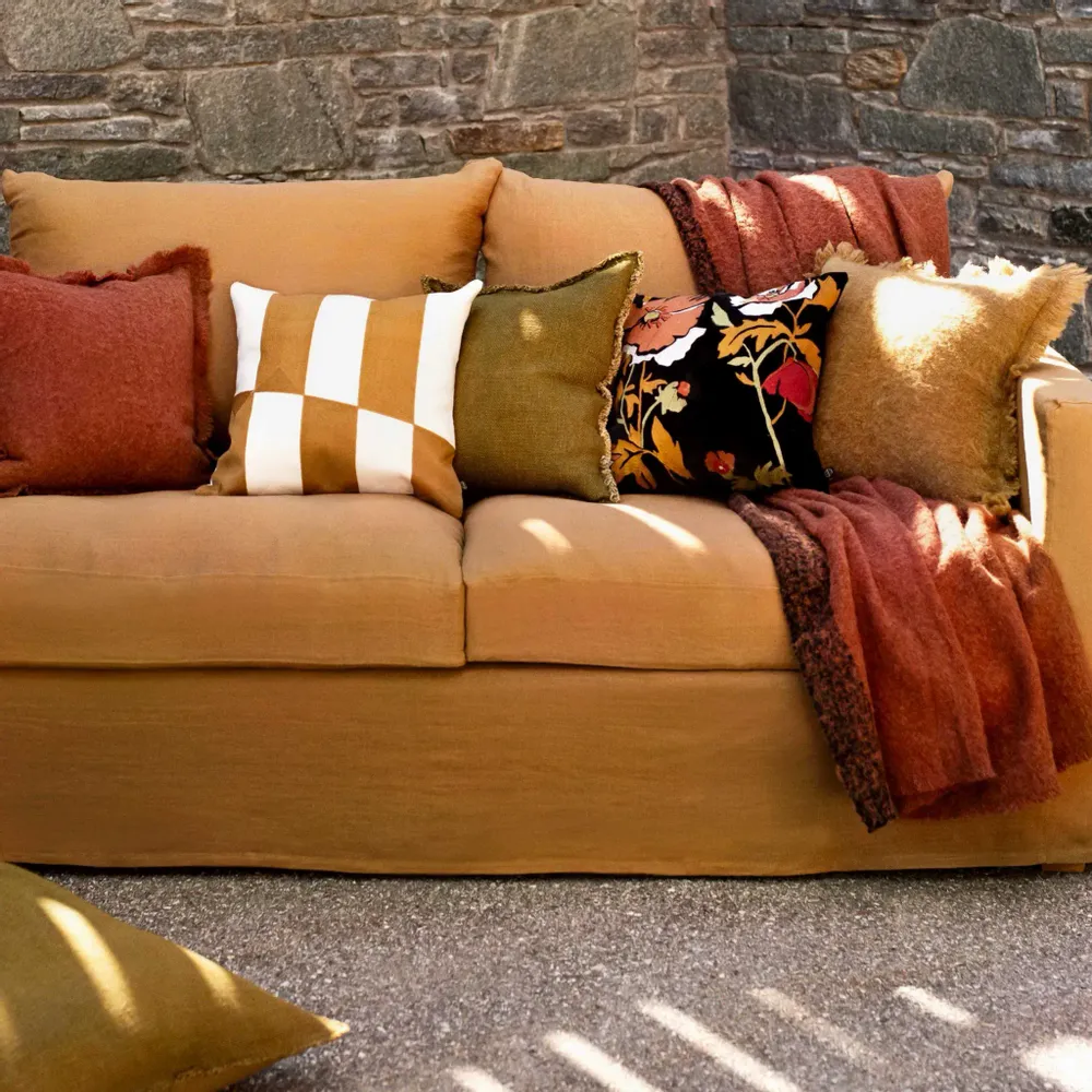 Design textile et surface - Canapés en lin Brooklyn et Soho - HAOMY / HARMONY TEXTILES