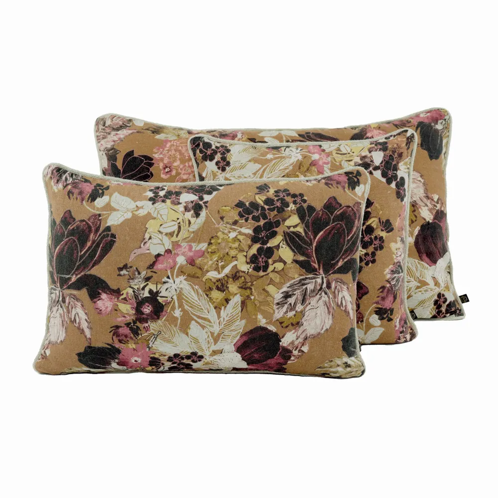 Fabric cushions - Sienne Linen Cushion and Quilt - HAOMY