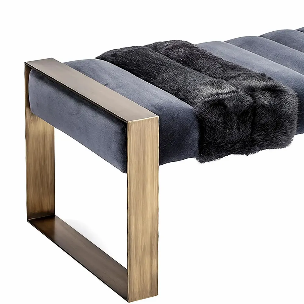 Bancs - Banc Dawn en Bronze Clair Sculpté - DUISTT