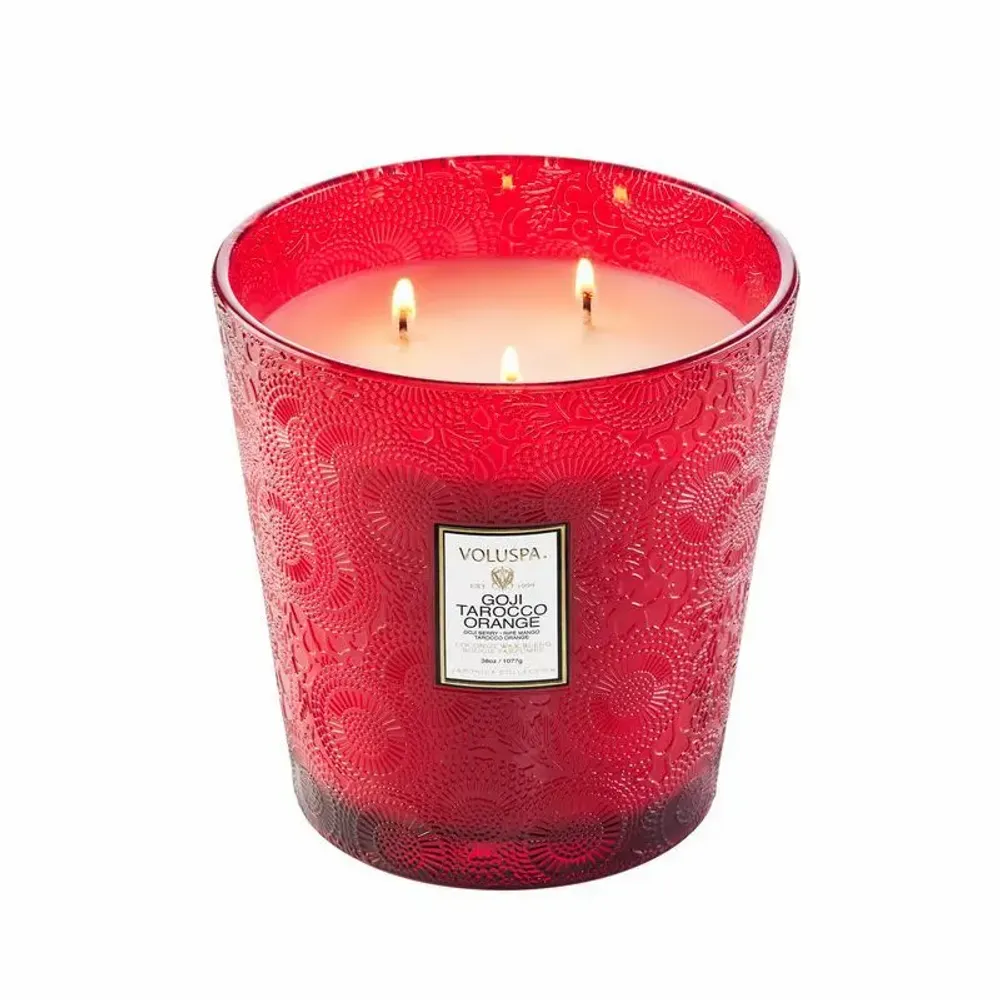 Candles - Goji Tarocco Orange 3W Hearth - VOLUSPA