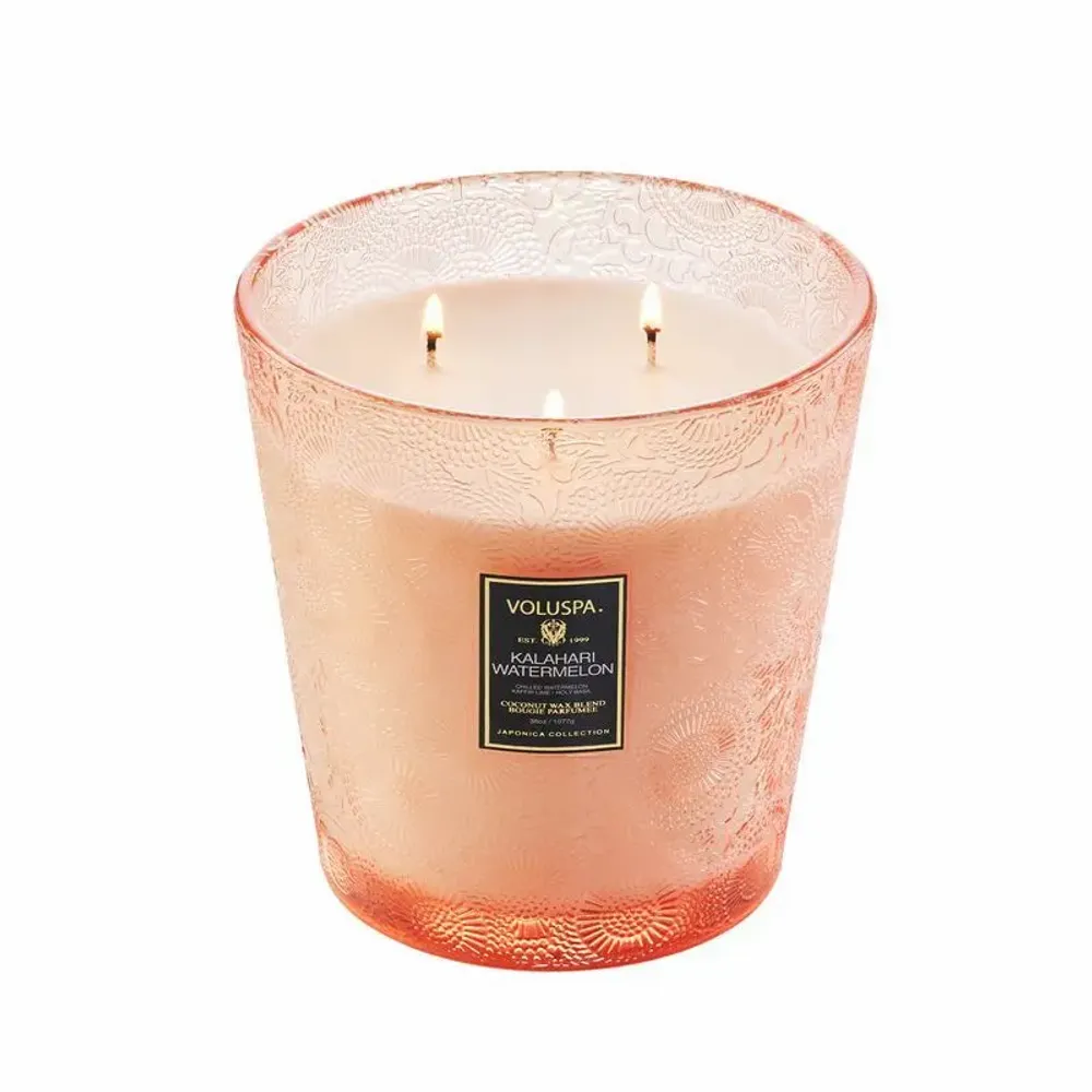 Candles - Kalahari Watermelon 3W Hearth - VOLUSPA