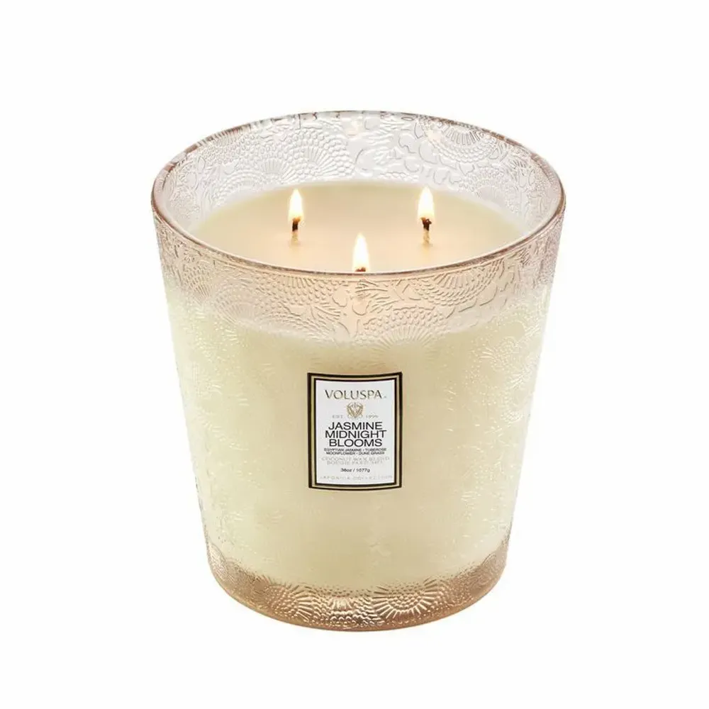Candles - Jasmine Midnight Blooms 3W Hearth - VOLUSPA