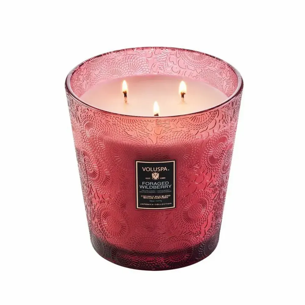 Candles - Foraged Wildberry 3W Hearth - VOLUSPA
