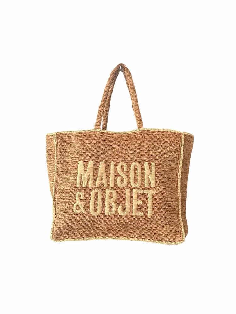 Sacs et cabas - Sac SACHA customisé " Maison & Objet " - TONGASOA-ARTISANAL