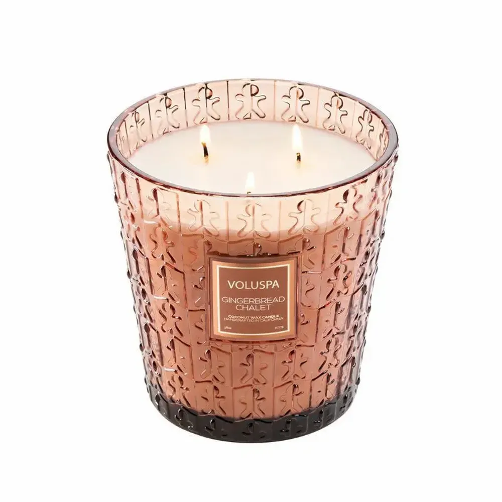 Candles - Gingerbread Chalet 3W Hearth Candle - VOLUSPA
