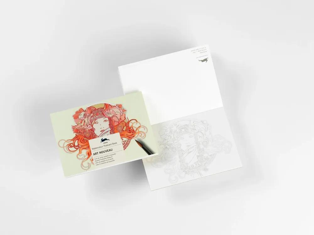 Cadeaux - Watercolour Postcard Books - THE PEPIN PRESS