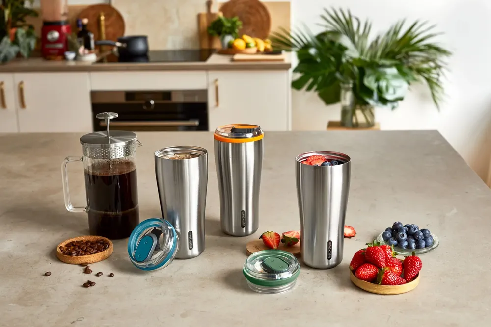 Tasses et mugs - Tasse de Voyage XL 600ml  -  Acier Inoxydable - BLACK+BLUM EUROPE