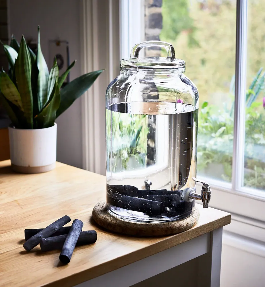 Tea and coffee accessories - Activated charcoal Binchotan filters - single unit - BLACK+BLUM EUROPE